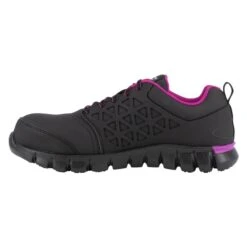 Women's Reebok Sublite Cushion Work Composite Toe Boots -Puma shop 3 650 reebok sublite cushion work composite toe boots black pink